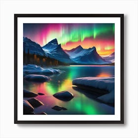 Aurora Borealis 40 Affiche