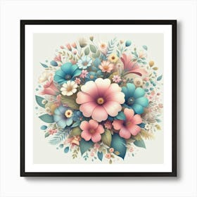 Floral Bouquet Art Print