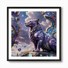 Crystal Mammal Art Print