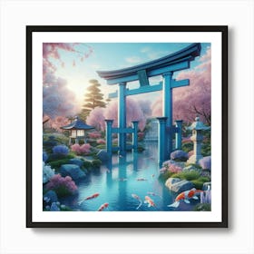 Koi Pond 6 Art Print