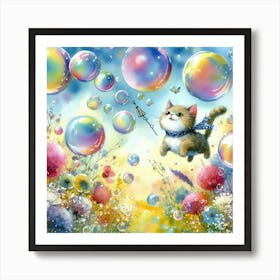 Soap Bubbles 1 Art Print