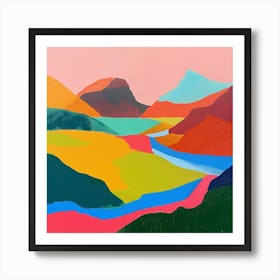 Abstract Travel Collection Bolivia 3 Art Print