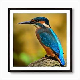 Kingfisher Stock Videos & Royalty-Free Footage Art Print