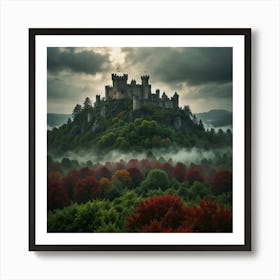 Castle In The Forest Poster