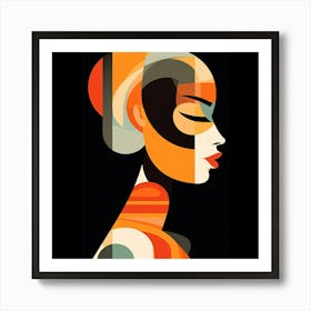 Portrait Of A Woman Art Print