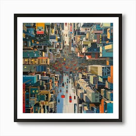 Cityscape Art Print