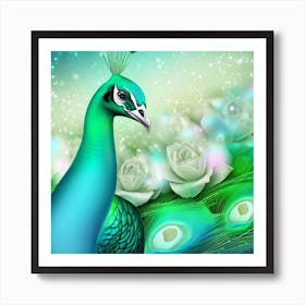 Peacock 5 Art Print