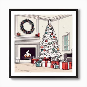 Christmas Tree 60 Art Print