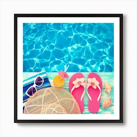 Summer Vacation Concept Art Print