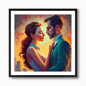 The perfect couple Art Print
