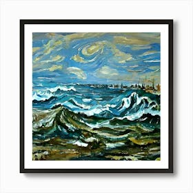 Ocean Waves Art Print