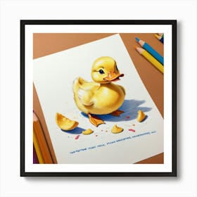 Duckling 6 Art Print