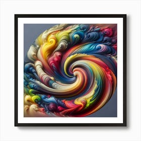 Swirling Swirls Art Print