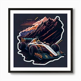 Artwork Graphic Formula1 (77) Art Print