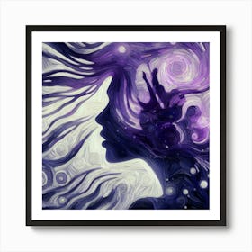 Woman'S Head Art Print