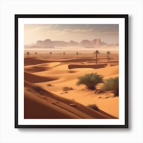 Desert Landscape 99 Art Print