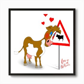 Love is Blind Art Print