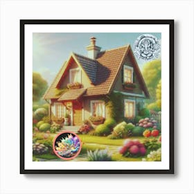 House In The Countryside Art Print