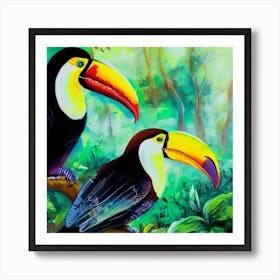 Acrylic Avian Artistry Poster