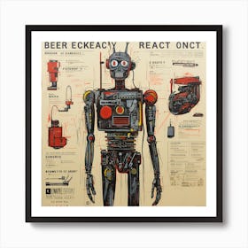 Beer Eccacy React Once Art Print