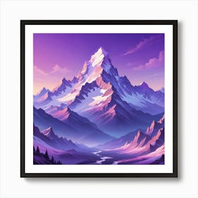 Mountain Landscape 3 Art Print