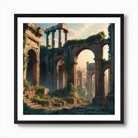 Ruins Of Rome 5 Art Print