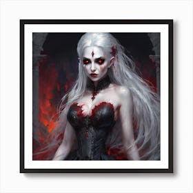 Gothic Girl Art Print