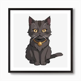 Cute Cat Art Print