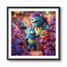 Monsters Inc 1 Art Print