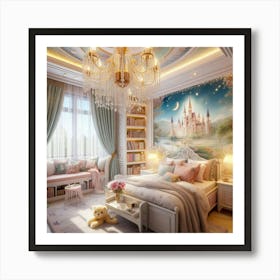 Princess Bedroom Art Print