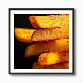 Roasted Sweet Potato Fries Art Print