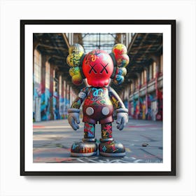 Kaws Hangar Art Print