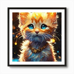 Cute Kitten Art Print