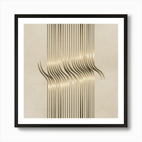 Wavy Lines Art Print