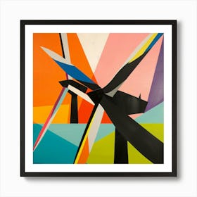 Wind Turbines Art Print