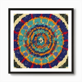 Fusion of Symmetry Mandala Art Print