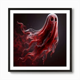 Ghost In Blood 5 Art Print