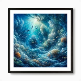 Ocean Scene Art Print
