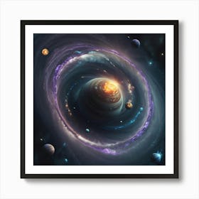 Space Galaxy 2 Art Print