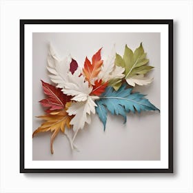 Maple Leaves 4 Art Print