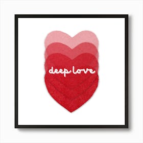 Deep Love 1 Art Print