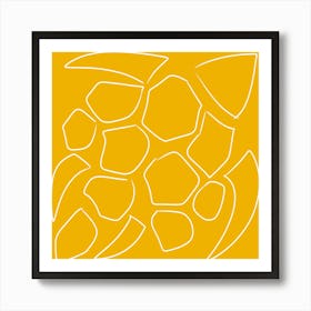 Yellow Turtle Art Print