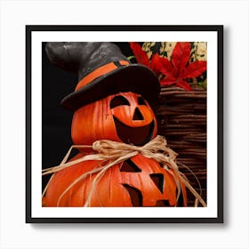 Halloween Pumpkin Art Print