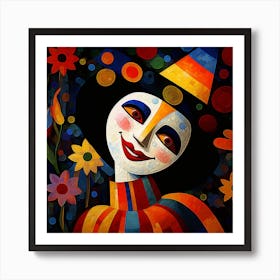 Clown 2 Art Print