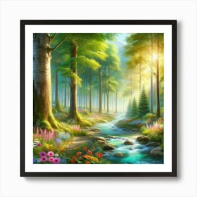 Beautiful Forest 6 Art Print