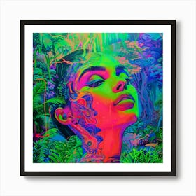 Psychedelic Painting 5 Art Print