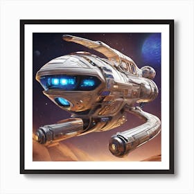 Spaceship 41 Art Print