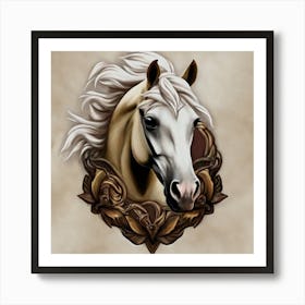 Horse Head Art Print