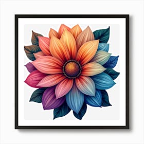 Daisy Flower 1 Art Print