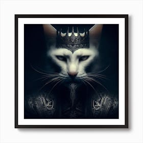 King Of Cats 2 Art Print